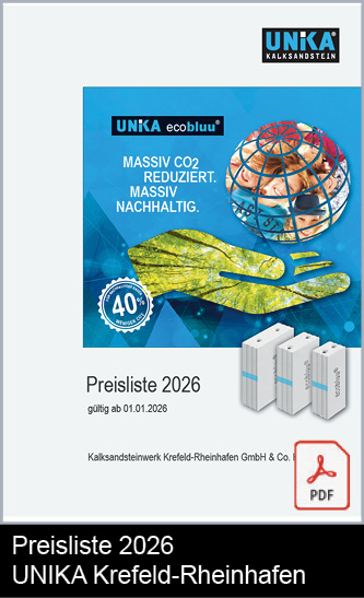Preisliste 2026 - UNIKA Krefeld-Rheinhafen